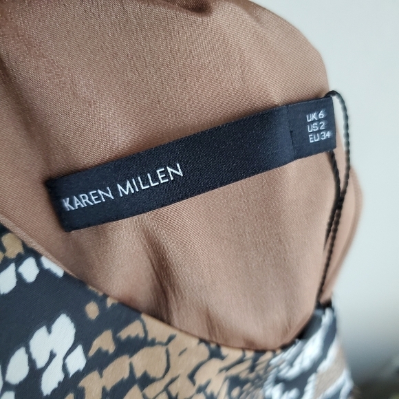 Karen Millen Snake Print Dress size 2 NWT - Picture 7 of 8